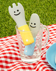 PICNIC FORK & KNIFE SET LATEX SQUEAKER TOY