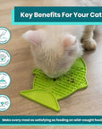 CASPER FISH SHAPED LICKING MAT [FOR CAT]