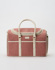 "GETAWAY" - LUXURY PET CARRIER SOFT SIDED TRAVEL BAG - ASH ROSE