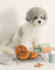 CHOCOLATE COOKIE NOSEWORK DOG TOY (2PC)