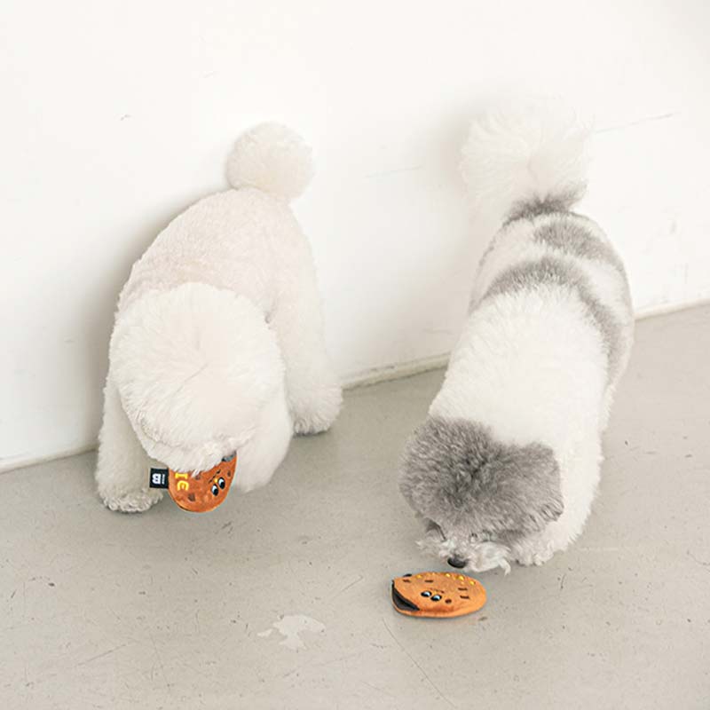 CHOCOLATE COOKIE NOSEWORK DOG TOY (2PC)