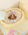 COMFY BASKET PET BED 2 COLORS COVER WASHABLE