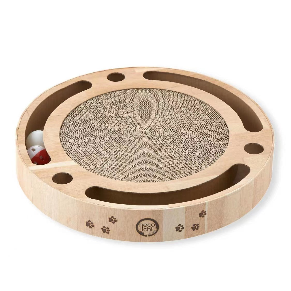 INTERACTIVE TRACK BALL CAT SCRATCHER TOY
